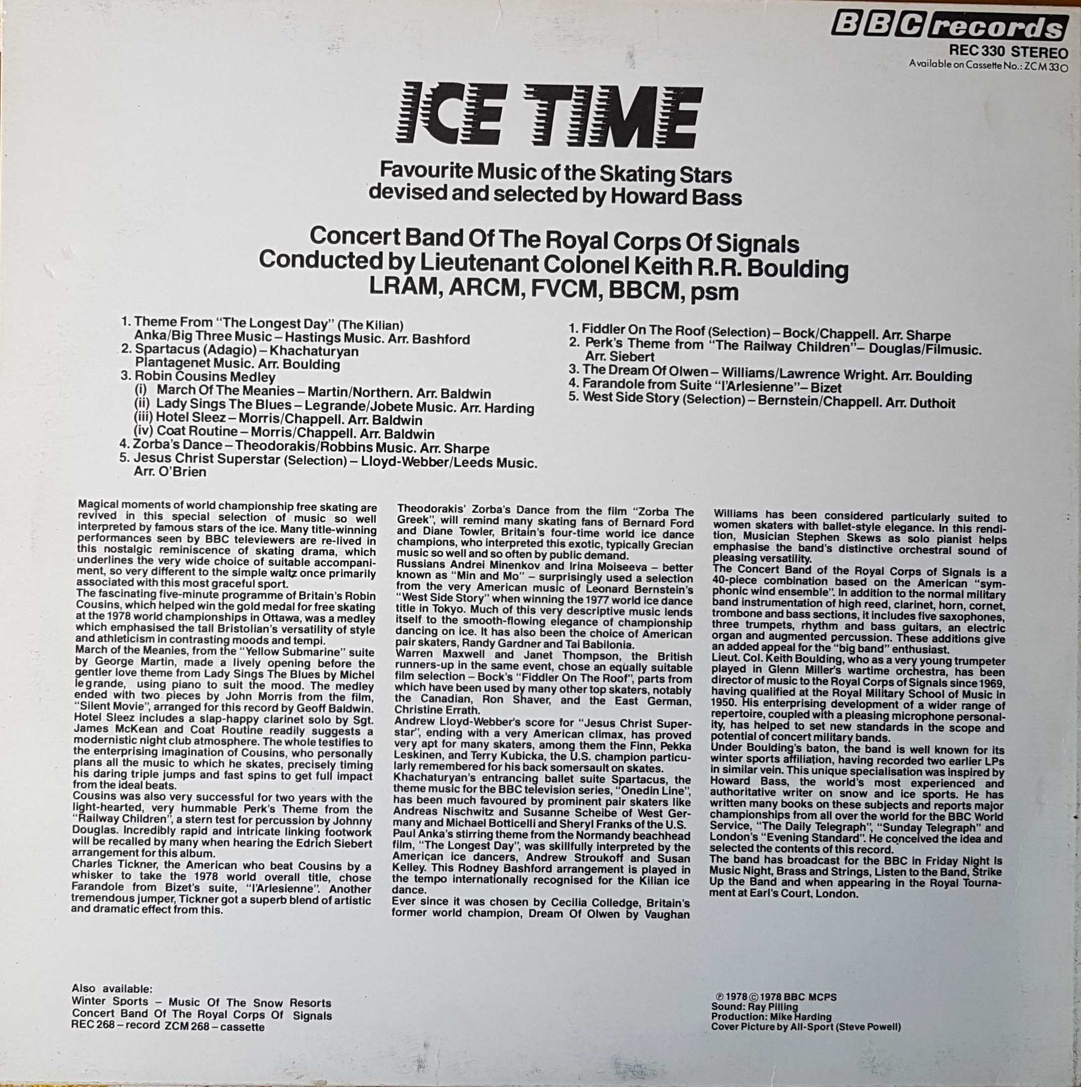 Picture of REC 330 Ice time by artist Various from the BBC records and Tapes library